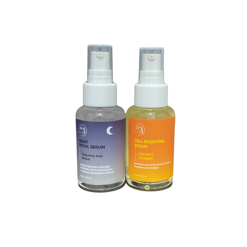 Vitamin C Cell Boosting Serum and Night Repair Serum Set